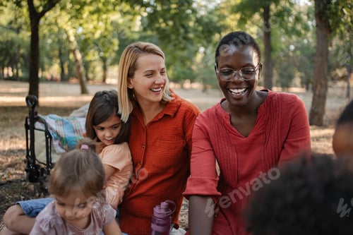 Preview: Teachers enjoying a day at the park with their students