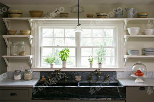 Preview: The interior of a traditionally built and furnished farmhouse, in the country.