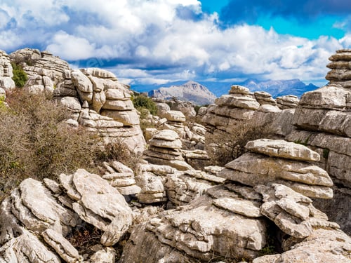 Preview: Limestone landscape in Torcal de Antequera, Spain