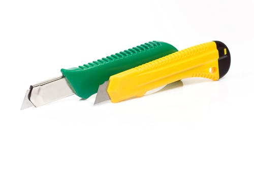 Preview: two colored paper knives