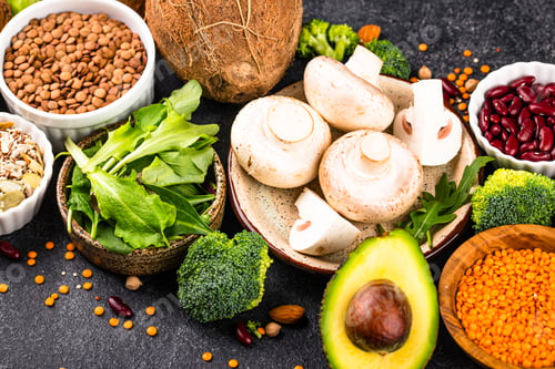Preview: Vegan keto products. Ketogenic plant-based food