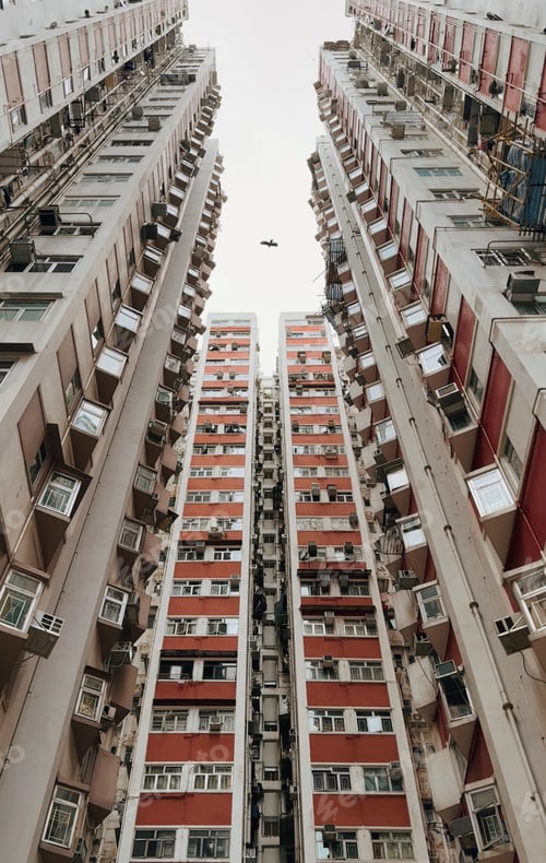 Preview: High Rise Residential Buildings in Urban Setting