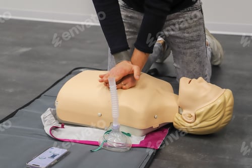 Preview: first aid course - company safety - cardiac massage - Basic Life Support
