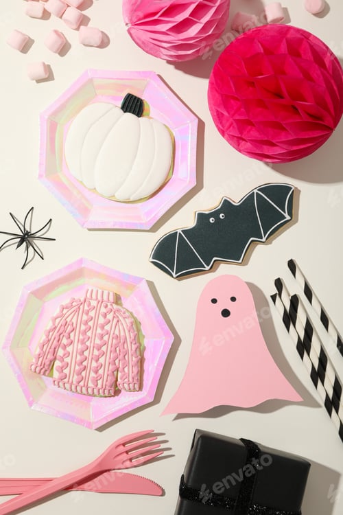 Preview: Cookies with gifts in black packaging for Halloween