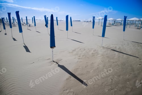 Preview: Viareggio the beach in autumn