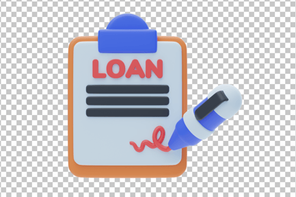 Preview: Loan Document 3D Icon