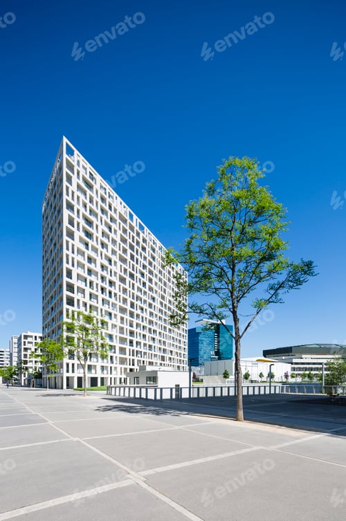 Donau City Appartment Building in Vienna, Austria