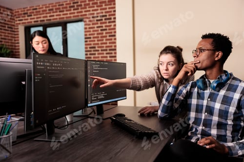 Preview: Software developer asking coder for help with html code