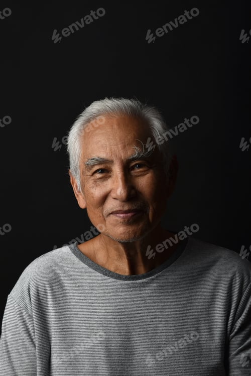 Preview: Senior asian old man