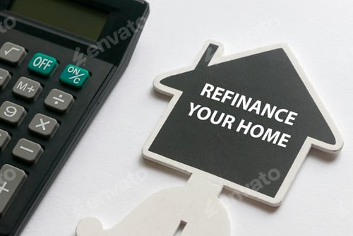 Preview: Refinance your home concept