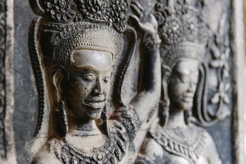 Preview: Relief sculpture, Angkor Wat temple, Angkor Wat Complex, Siem Reap, Cambodia