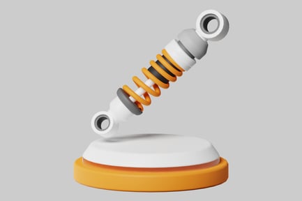 Preview: Car suspension shock absorber component