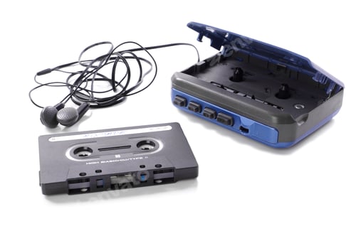 Preview: music cassette and walkman