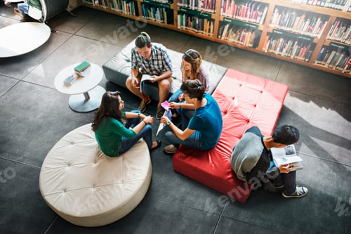 Preview: Young students at the school library