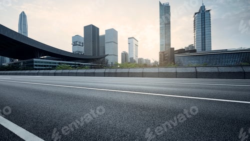 Preview: empty asphalt road
