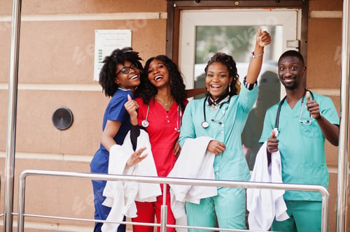 Preview: Group of african doctors