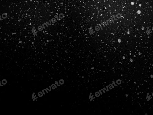 Visualização: Sobreposição de neve caindo.