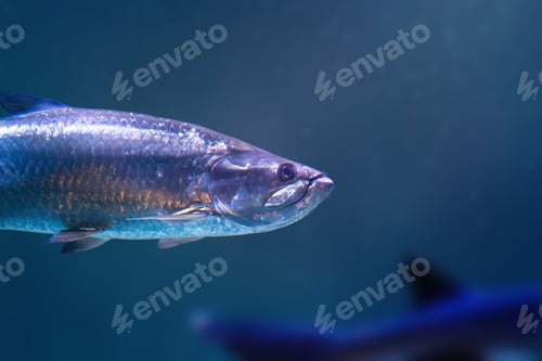 Preview: Atlantic Tarpon fish (Megalops atlanticus)
