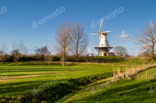 Preview: White windmill in Veere 3