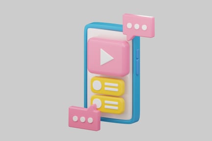 Preview: Cartoon mobile app interface design
