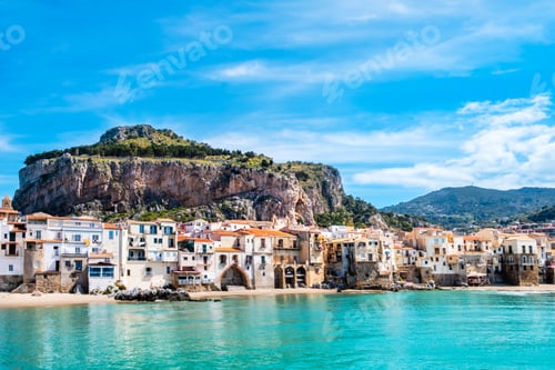 Preview: Cefalu, medieval town on Sicily island, Italy.