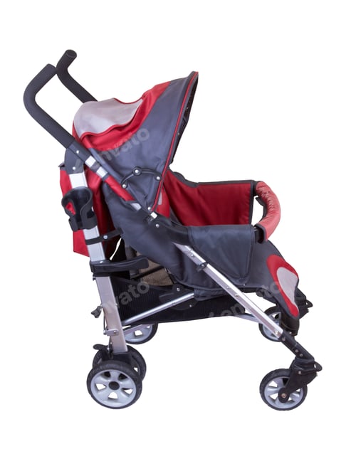 Preview: Baby Stroller Isolated on White Background