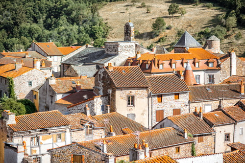 Preview: Blesle village in Auvergne region, France