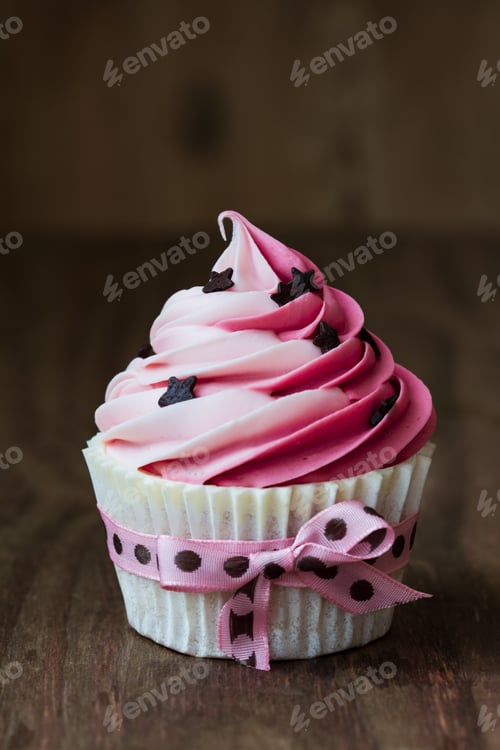 Preview: Pink cupcake