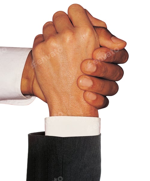 Preview: Handshake isolated on white