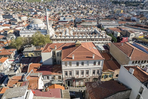 Preview: Izmir City Centre Drone Photo, Kemeralti Konak, Izmir Turkey