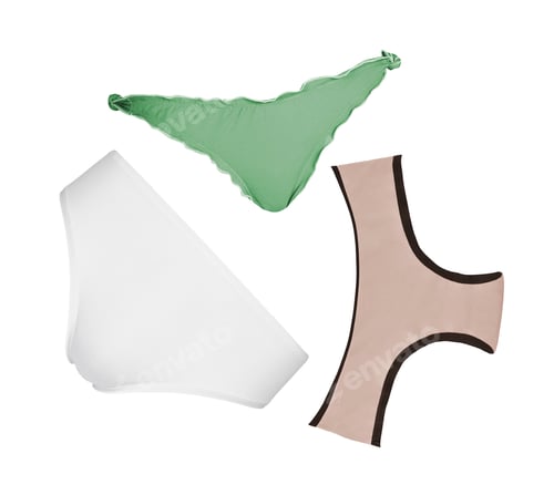 Preview: Set of different panties isolated