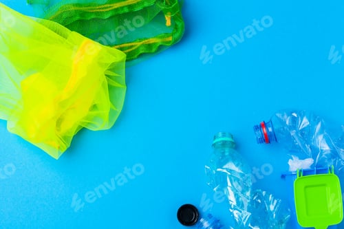 Preview: Environmental conservation concept - garbage prepared for recycling