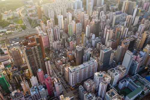 Preview: Mong Kok, Hong Kong 03 September 2018:- Top view of Hong Kong city