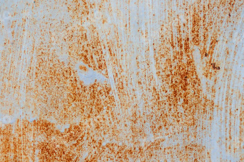 Preview: A background of peeling paint and rusty old metal