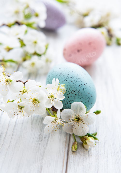 Preview: Colorful Easter eggs
