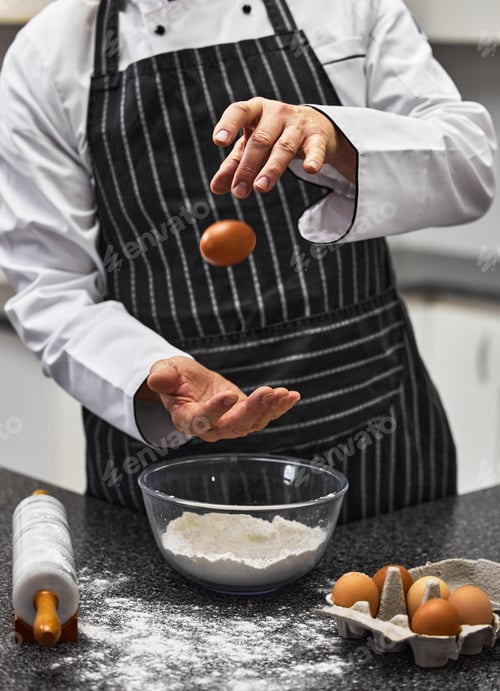 Preview: Calling all carb-oholics. Shot of an unrecognisable man preparing freshly made pasta.