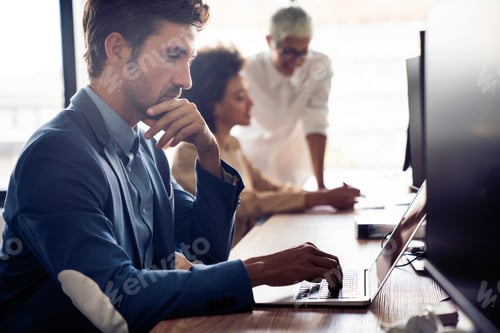 Preview: Software engineers working on project and programming in company