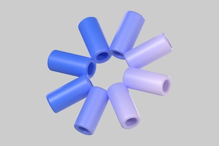 Cylindrical Objects in a Circular Pattern