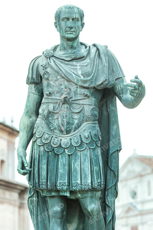 Preview: Bronze statue of Julius Caesar in Rome