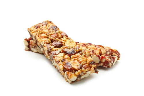 Preview: Tasty granola bars isolated on white background