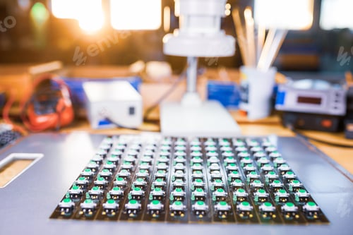 Preview: Panel of LED light indicators is in the production