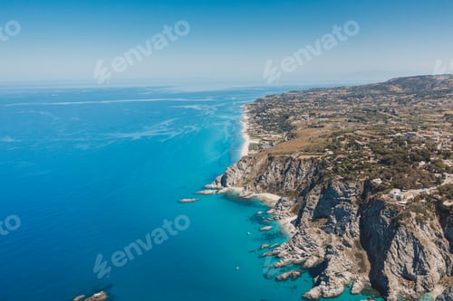 Preview: Cliff of Capo Vaticano. Calabria Italy