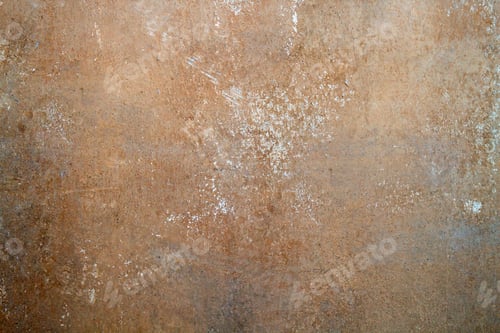 Preview: Abstract Brown Concrete Wall with Weathered White Patches