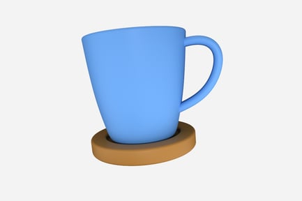 Preview: Mug Nature 3D Illustration