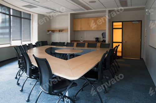 Preview: Empty meeting room in an office.