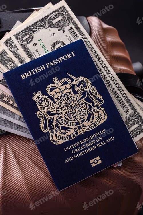 Preview: International passport of a citizen of Great Britain and Northern Ireland