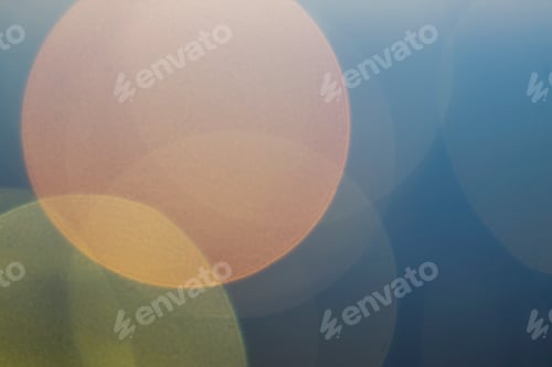 Preview: Beautiful soft multicolor bokeh background. Defocused lights pattern.