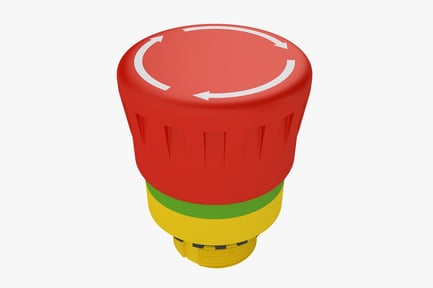 Preview: Emergency Stop Button with Arrows