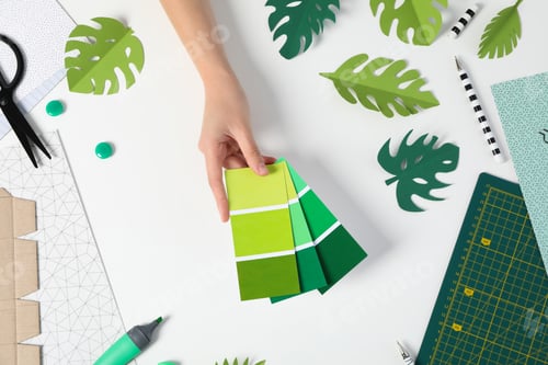 Preview: Concept of accessories for patchwork, cutting mat