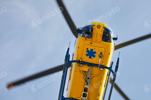 Preview: Flying helicopter of emergency medical service